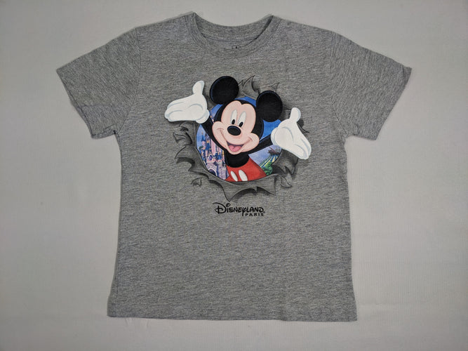 T-shirt m.c gris Mickey légèrement bouloché, moins cher chez Petit Kiwi