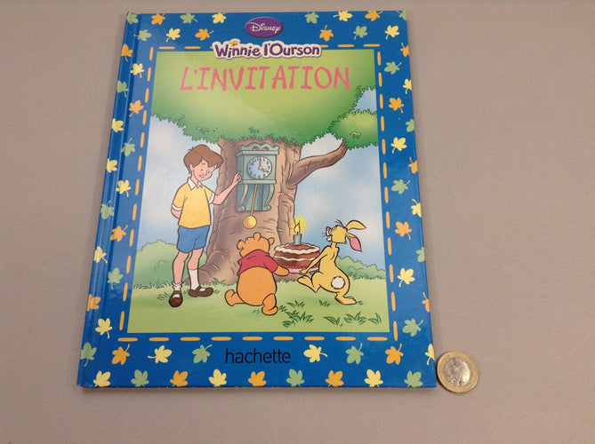 Winnie l'ourson l'invitation, moins cher chez Petit Kiwi