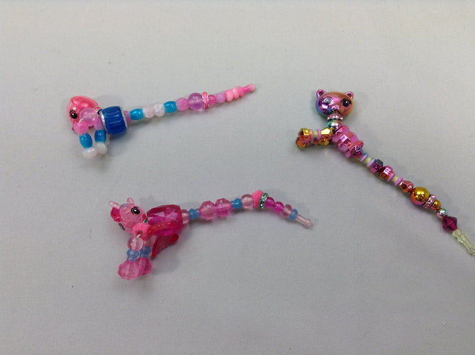 Lot de 3 figurines en perles, moins cher chez Petit Kiwi