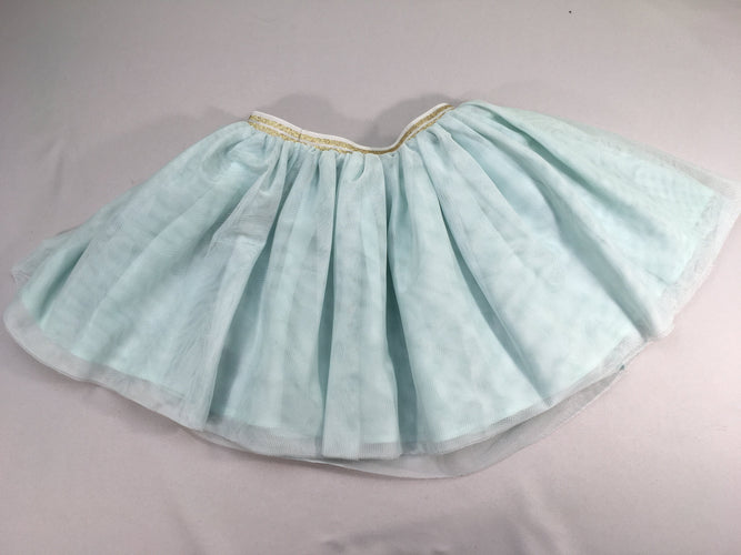 Jupe tulle bleu clair, moins cher chez Petit Kiwi