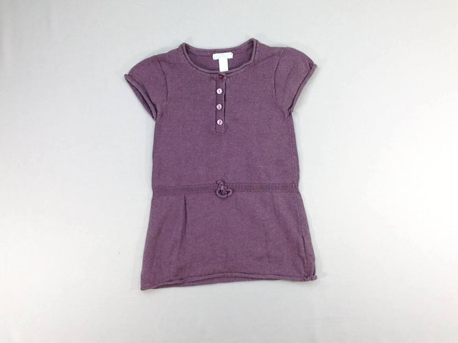 Robe m.c pull mauve, moins cher chez Petit Kiwi