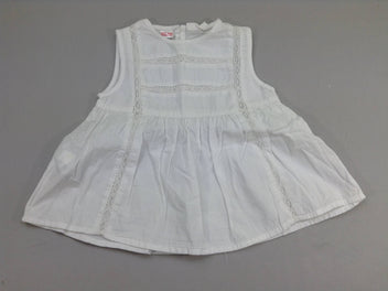 Blouse s.m blanche broderies