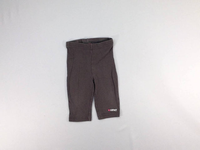 Legging court brun foncé, moins cher chez Petit Kiwi