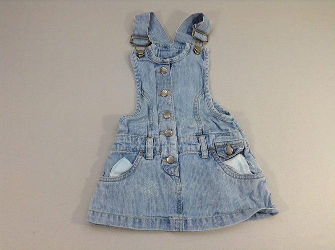 Robe Salopette jean, moins cher chez Petit Kiwi