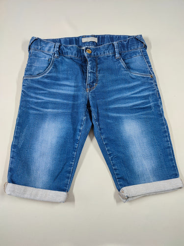 Bermuda jeans à revers, moins cher chez Petit Kiwi