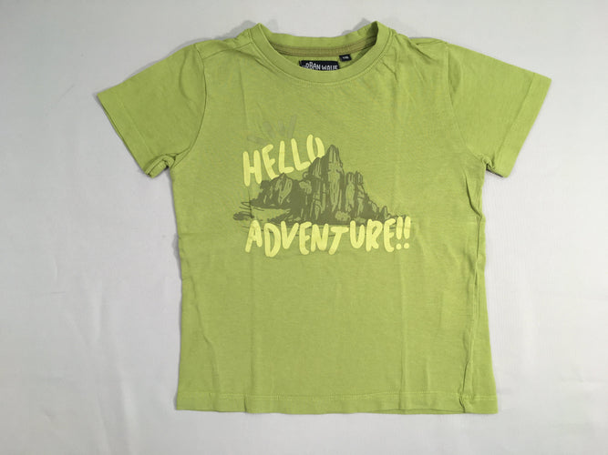 T-shirt m.c vert Adventure!, moins cher chez Petit Kiwi