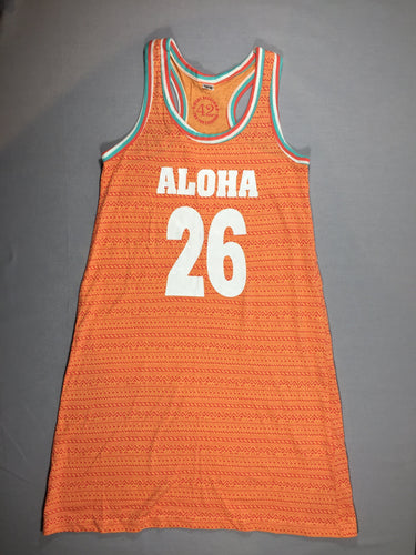 Robe s.m - orange - lignes graphiques - Aloha 26 -, moins cher chez Petit Kiwi