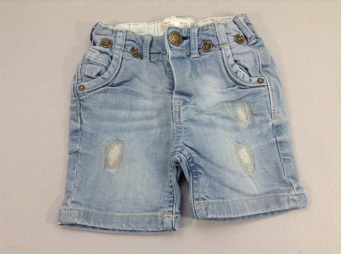 Bermuda denim clair, moins cher chez Petit Kiwi