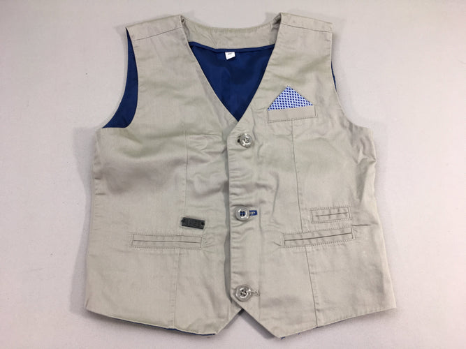 Gilet de costume s.m gris clair, moins cher chez Petit Kiwi