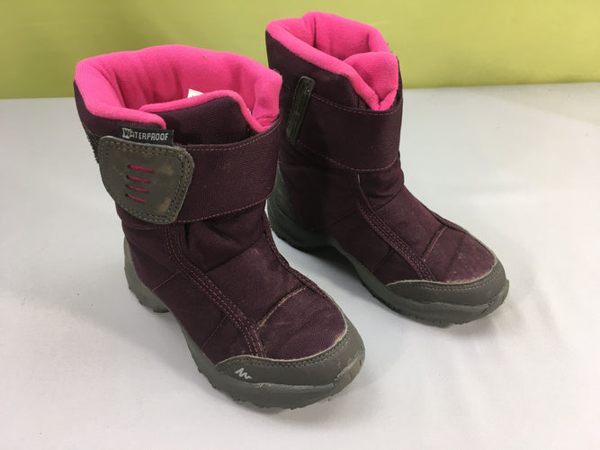 Bottes de neige mauve, 27, moins cher chez Petit Kiwi