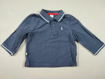 Polo m.l gris anthracite