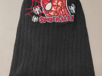 Bonnet noir Spiderman