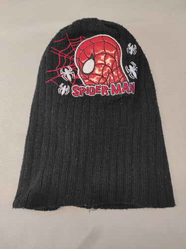 Bonnet noir Spiderman, moins cher chez Petit Kiwi