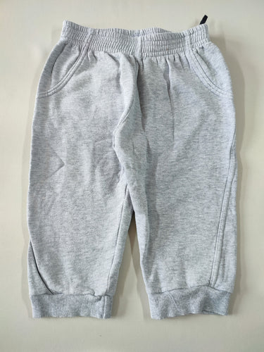 Pantalon molleton gris, moins cher chez Petit Kiwi