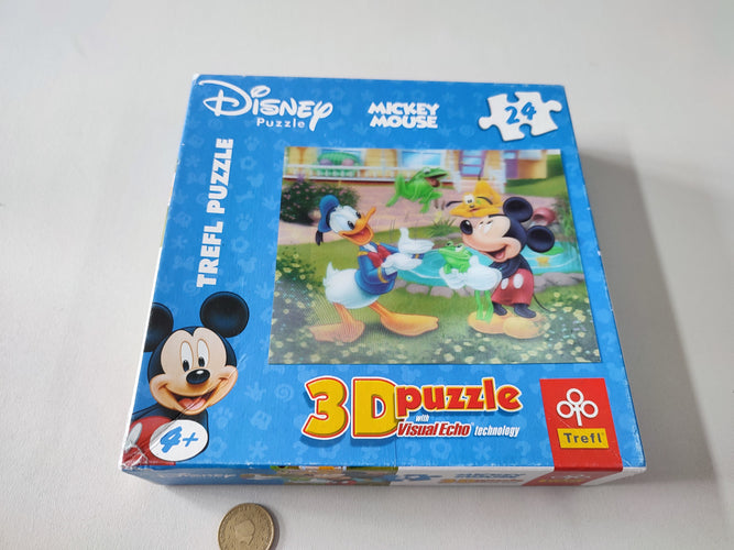 Puzzle Mickey 3D 4+ - Complet, moins cher chez Petit Kiwi