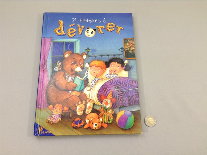 21 histoires à dévorer, livre un peu usé, moins cher chez Petit Kiwi
