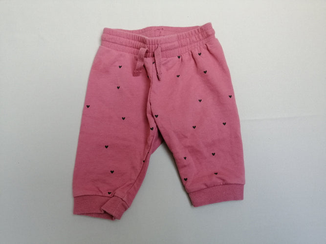 Training vieux rose coeurs, moins cher chez Petit Kiwi