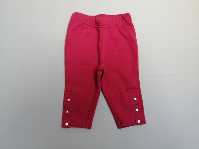 Legging épais rose foncé, moins cher chez Petit Kiwi