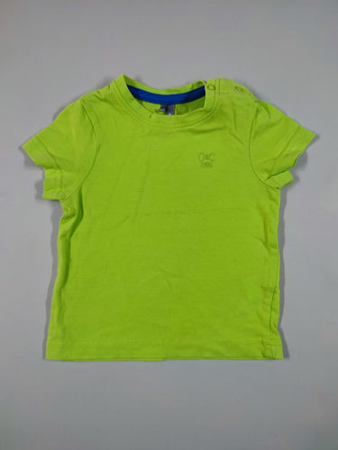 T-shirt m.c vert fluo "Orc 1995", moins cher chez Petit Kiwi