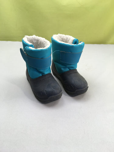 Bottes de neige bleu fourrées 22-23, moins cher chez Petit Kiwi