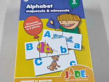 Alphabet majuscule & minuscule Jade 3+ - Complet