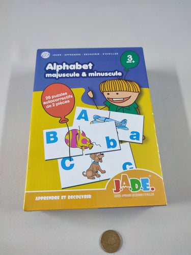 Alphabet majuscule & minuscule Jade 3+ - Complet, moins cher chez Petit Kiwi