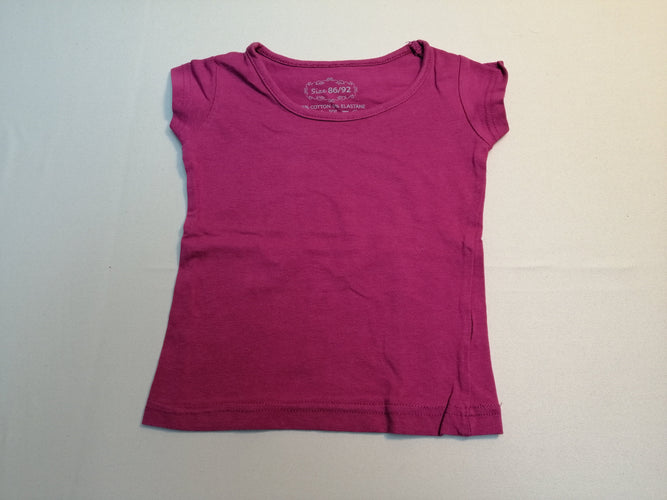 T-shirt m.c mauve, moins cher chez Petit Kiwi