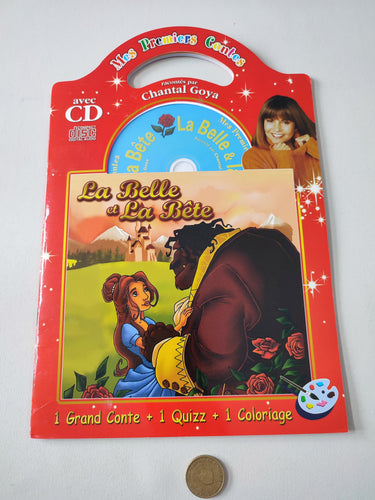 La belle et la bête - Mes premiers contes avec CD, moins cher chez Petit Kiwi