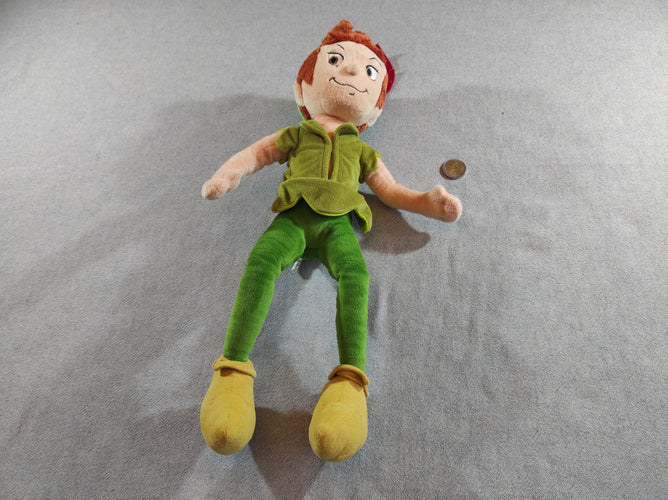 Peluche Peter Pan  env 40 cm, moins cher chez Petit Kiwi