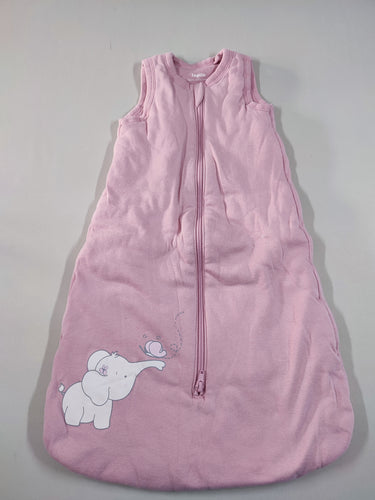 Sac de couchage s.m jersey ouatiné rose éléphant, moins cher chez Petit Kiwi