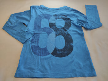 T-shirt m.l bleu azur  