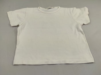 T-shirt m.c blanc texturé