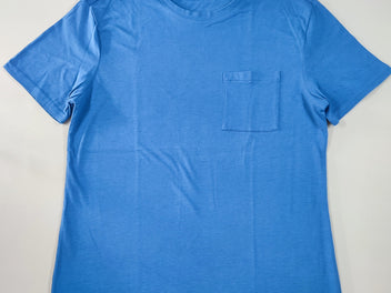T-shirt m.c bleu poche