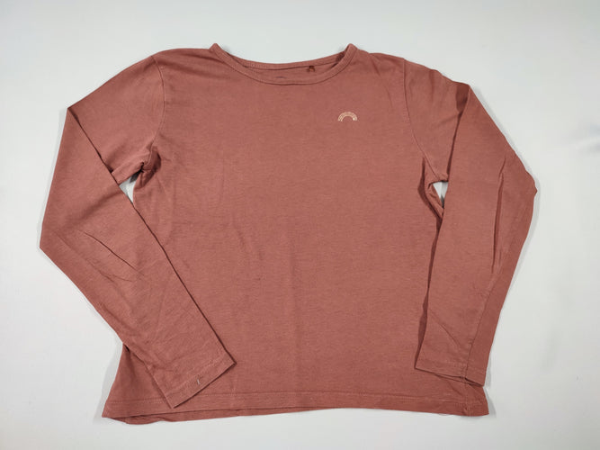 T-shirt m.l brun arc-en-ciel paillettes, moins cher chez Petit Kiwi