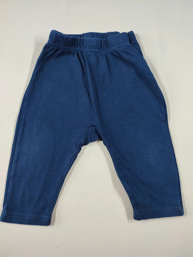 Pantalon jersey bleu marine, moins cher chez Petit Kiwi