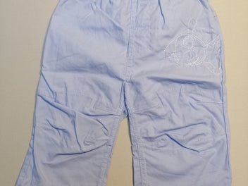 Pantalon léger bleu clair chien