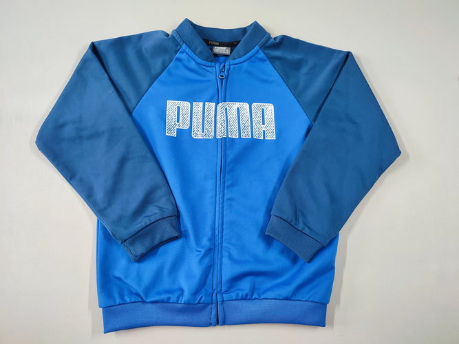 Gilet zippé bleu marine/bleu"Puma", moins cher chez Petit Kiwi
