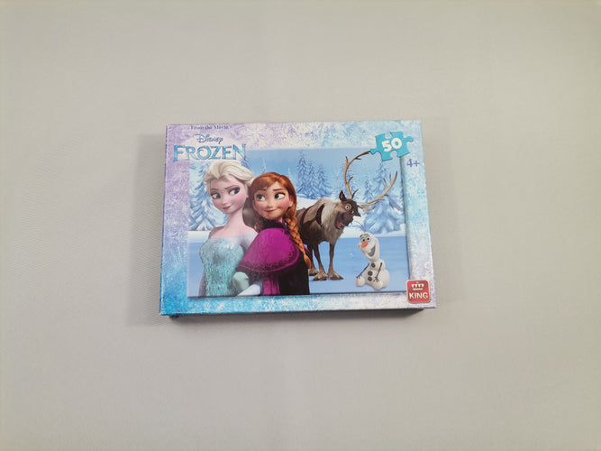 Puzzle Disney Frozen (Reine des neiges) 50pcs  complet 4+ king international, moins cher chez Petit Kiwi