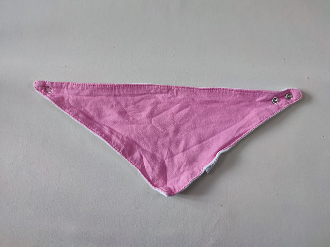 Bavoir bandana rose, moins cher chez Petit Kiwi
