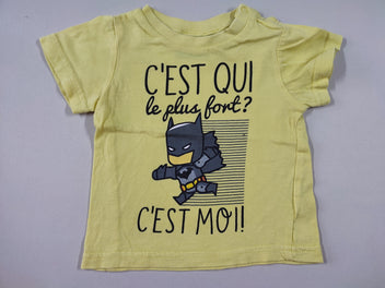 T-shirt m.c jaune Batman 