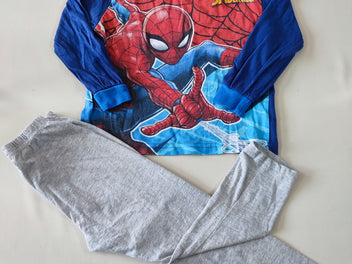 Pyjama 2pcs jersey Spiderman + pantalon gris