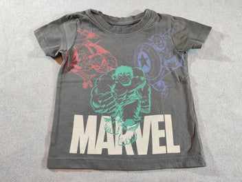 T-shirt m.c gris Speederman, Hulk,...