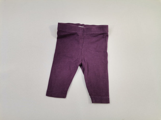Legging court violet, moins cher chez Petit Kiwi