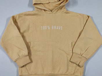 Sweat à capuche jaune 