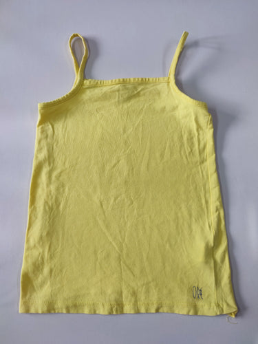T-shirt s.m fines bretelles jaune, moins cher chez Petit Kiwi