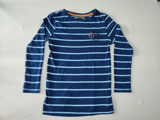T-shirt m.l bleu ligné DSC VRY, moins cher chez Petit Kiwi