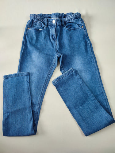 Jeans slim tressé à la taille, moins cher chez Petit Kiwi