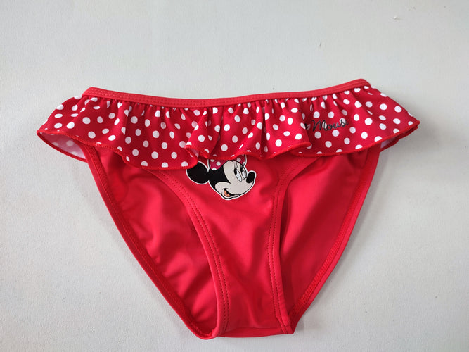Culotte de maillot rouge Minnie Mouse, moins cher chez Petit Kiwi