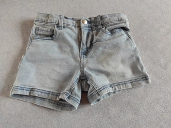 Short en jean clair