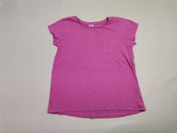 T-shirt m.c violet poche